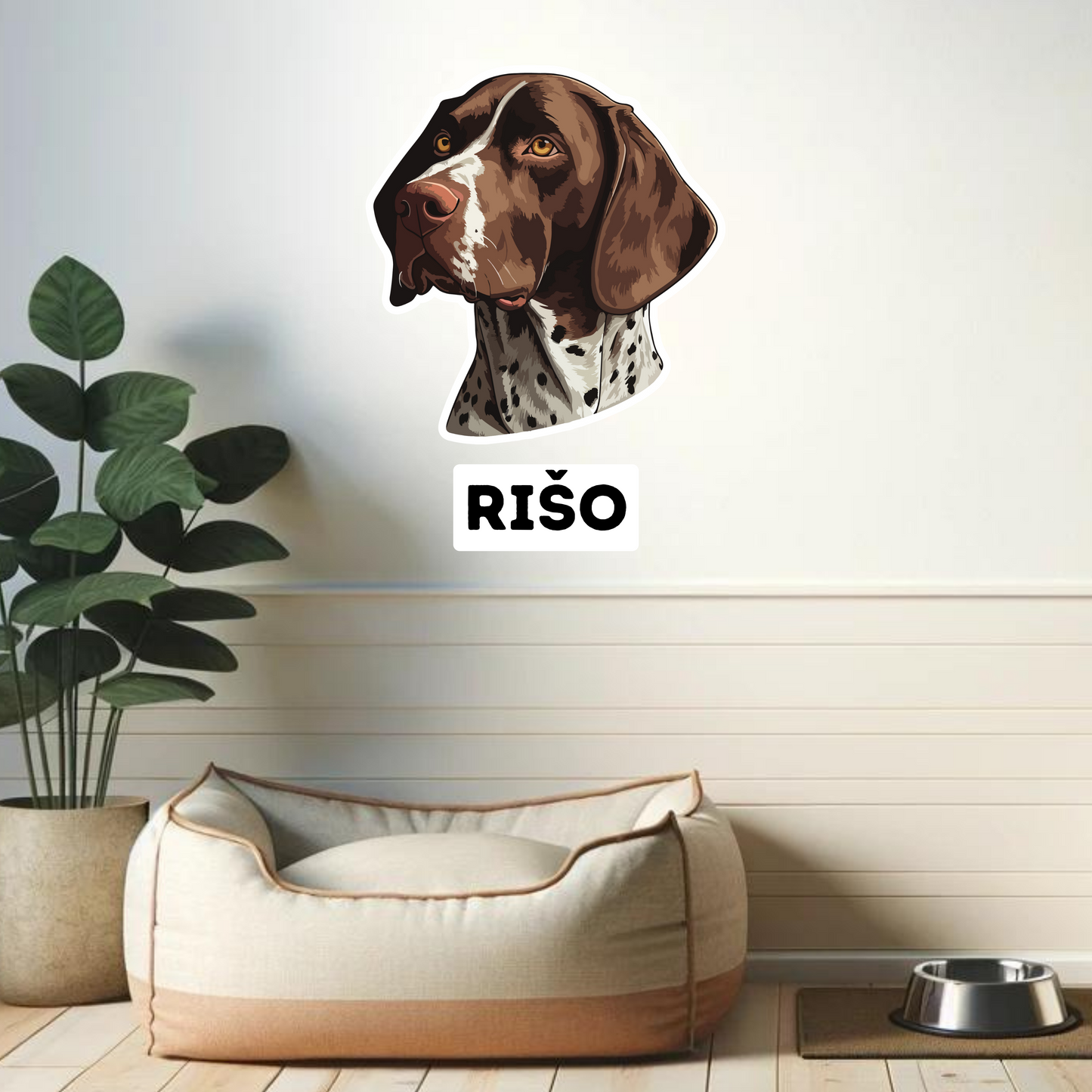 Textile Wall Sticker – “German Shorthaired Pointer"