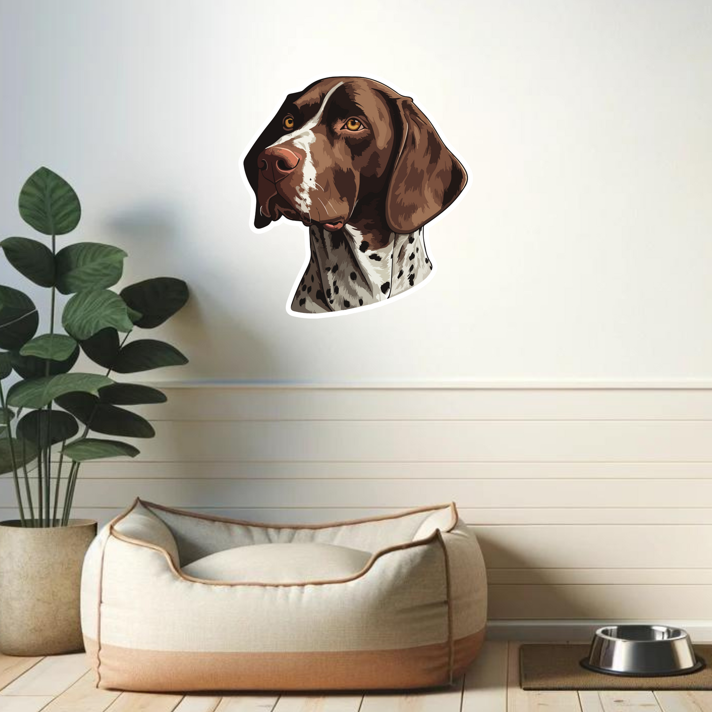 Textile Wall Sticker – “German Shorthaired Pointer"