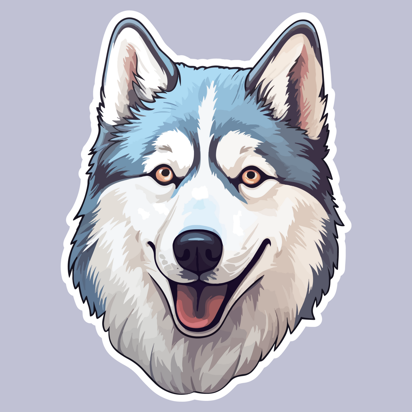 Textile Wall Sticker – “Husky"