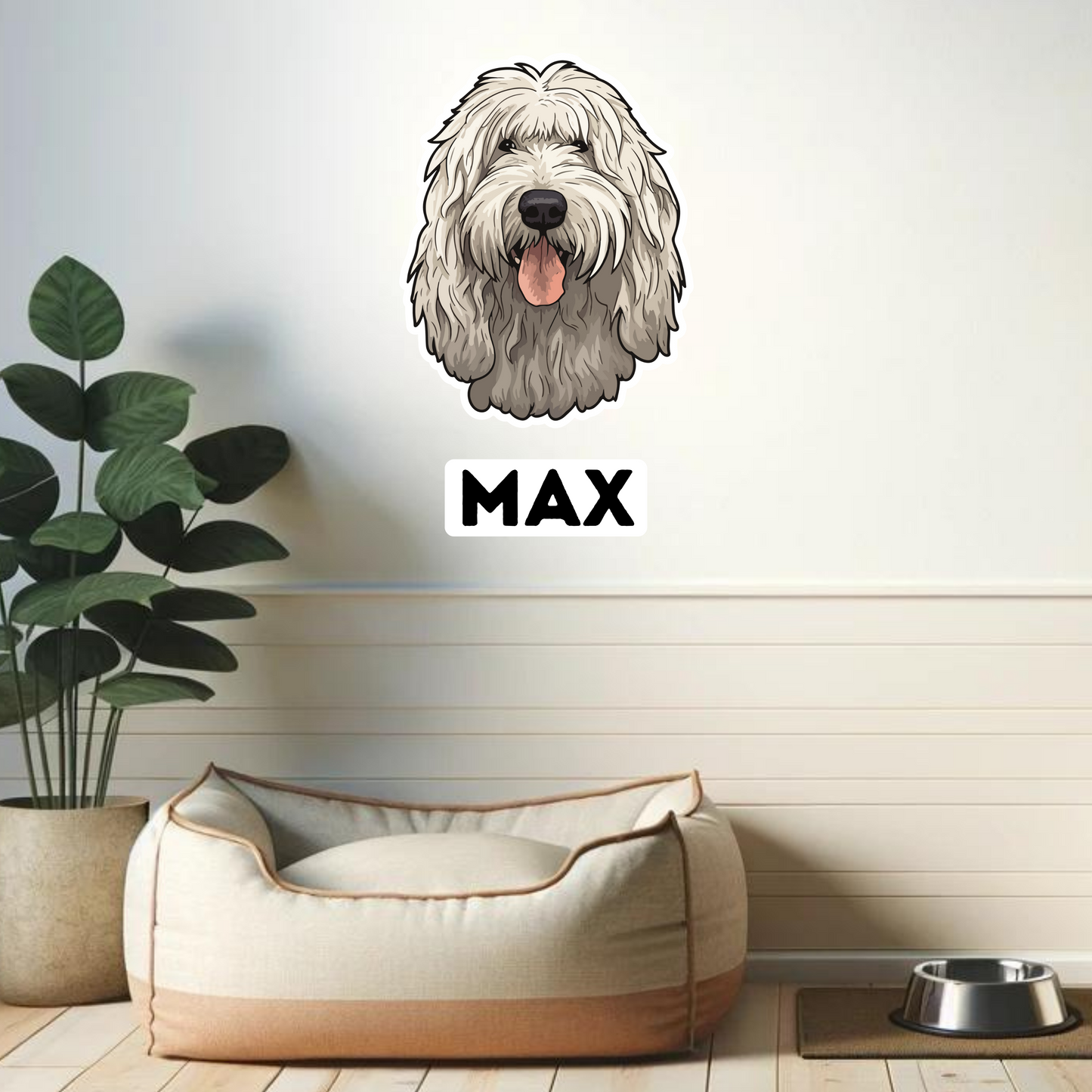 Textile Wall Sticker – “Komondor"
