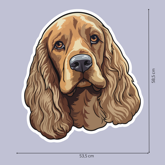 Textile Wall Sticker – “Cocker Spaniel"