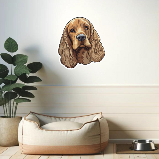Textile Wall Sticker – “Cocker Spaniel"