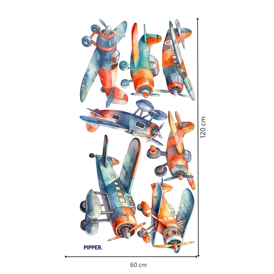 Textile Wall Sticker “Airplanes”