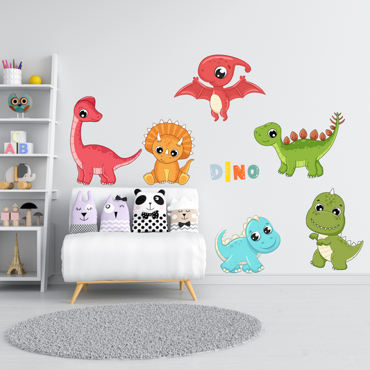 Textile Wall Sticker “Baby Dinosaurs”