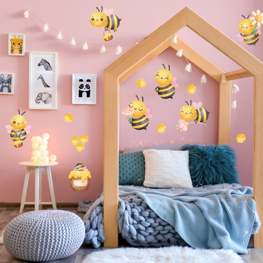 Textile Wall Sticker “Bees”