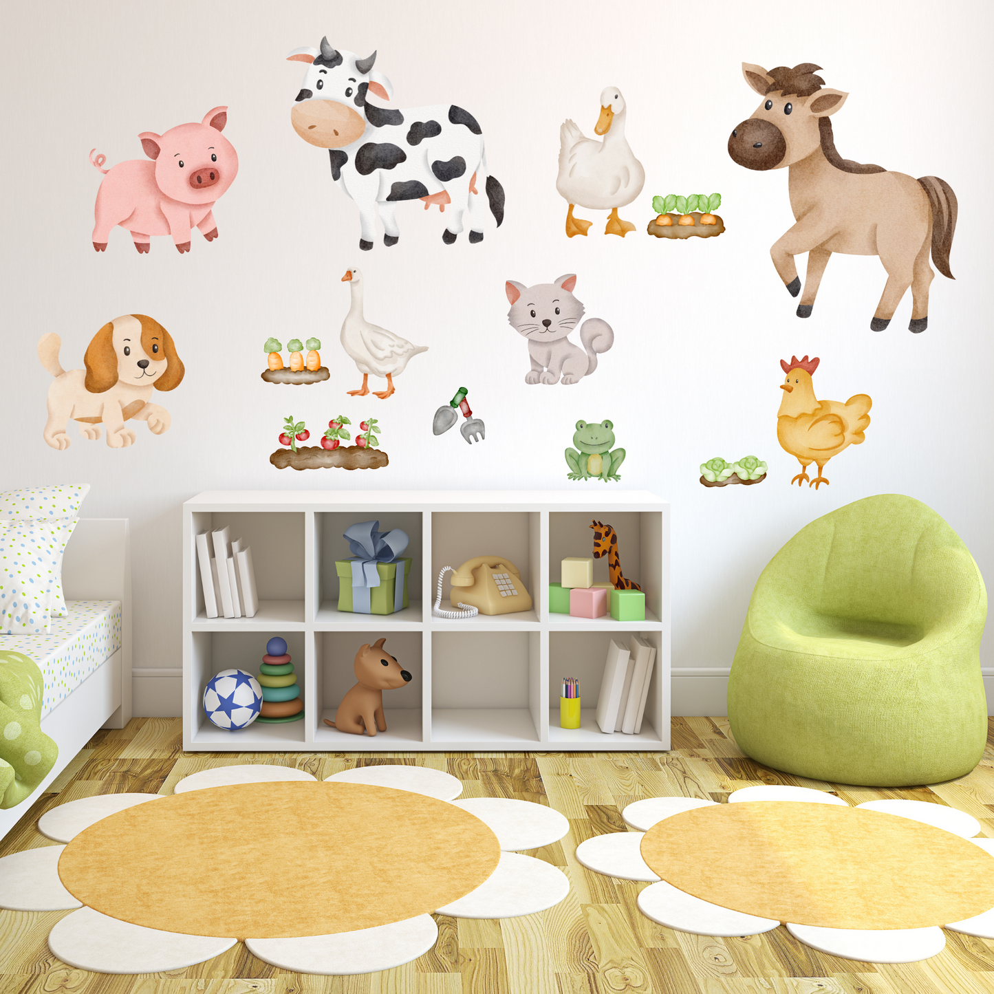 Textile Wall Sticker “Farm Animals 2”