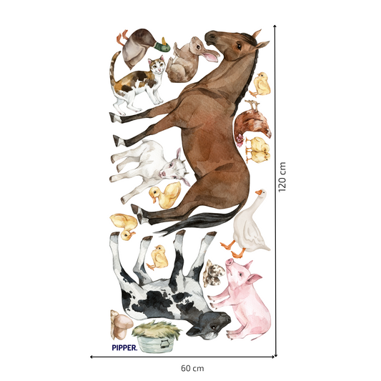 Textile Wall Sticker “Farm Animals”