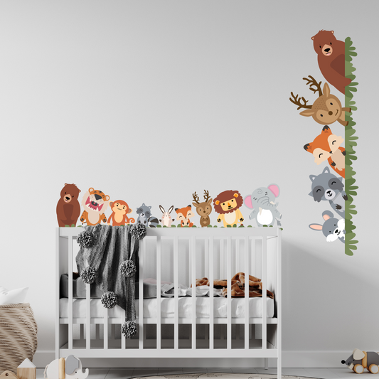 Textile Wall Sticker “Happy Animals”