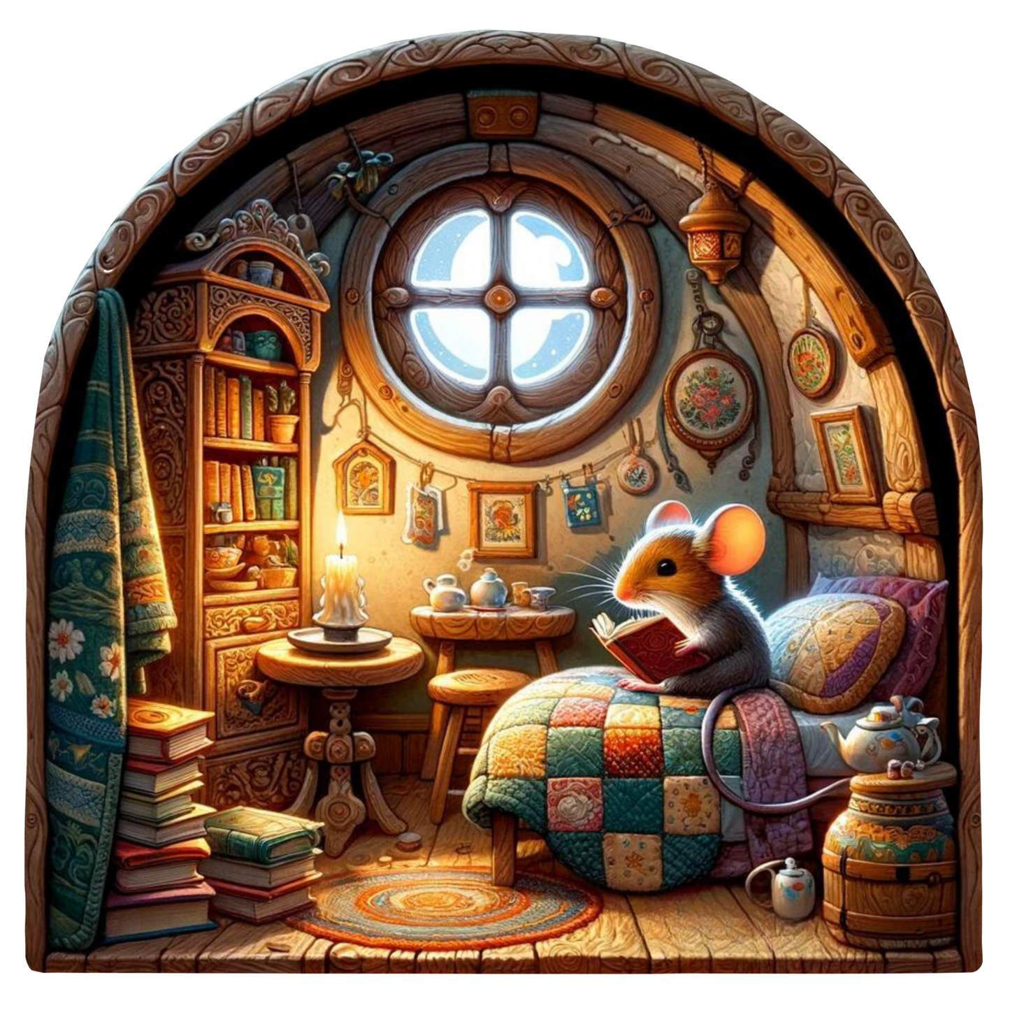 Wall Sticker – “Mouse in the Little House 3”