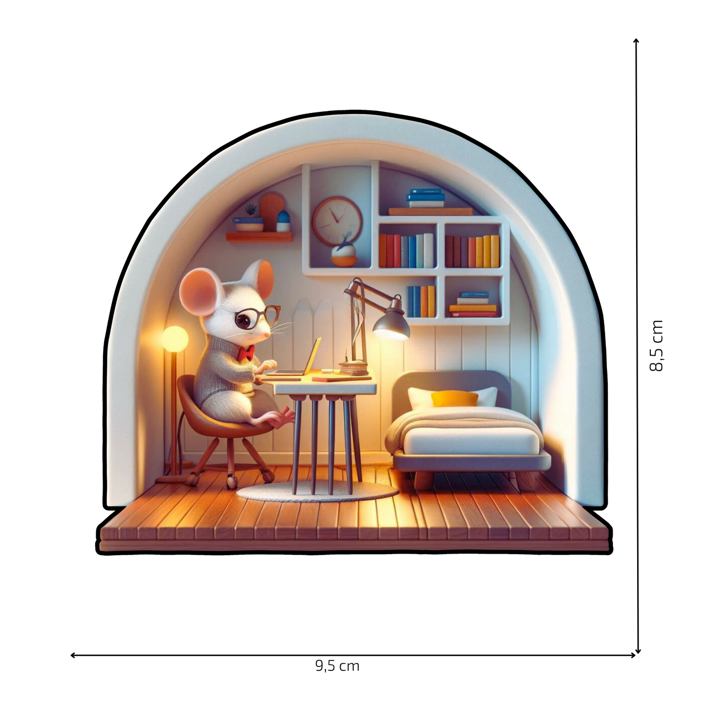 Wall Sticker – “Mouse in the Little House 4”