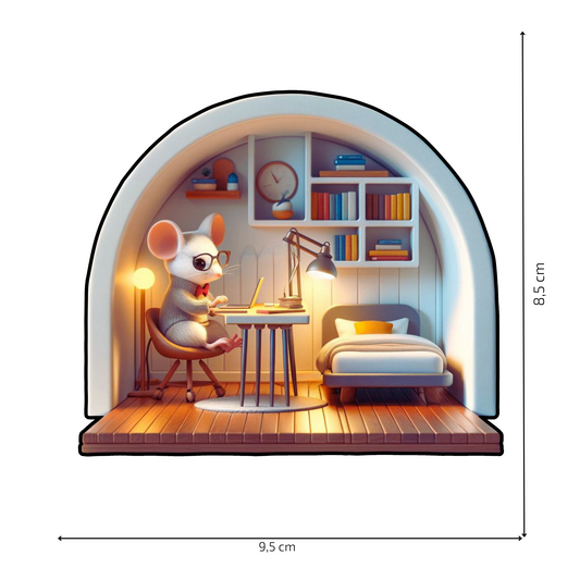 Wall Sticker – “Mouse in the Little House 4”
