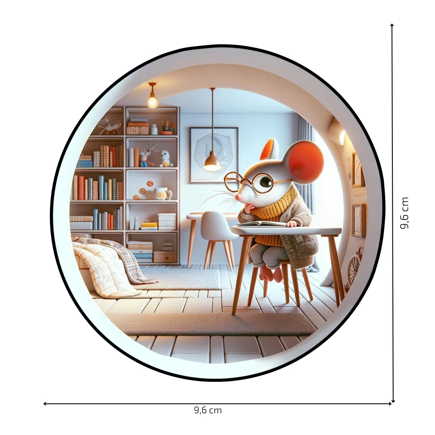 Wall Sticker – “Mouse in the Little House 5”