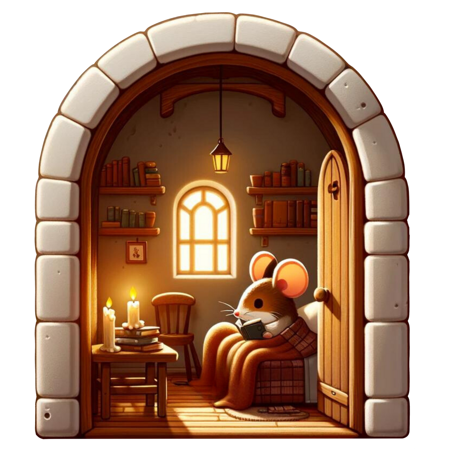 Wall Sticker – “Mouse in the Little House”