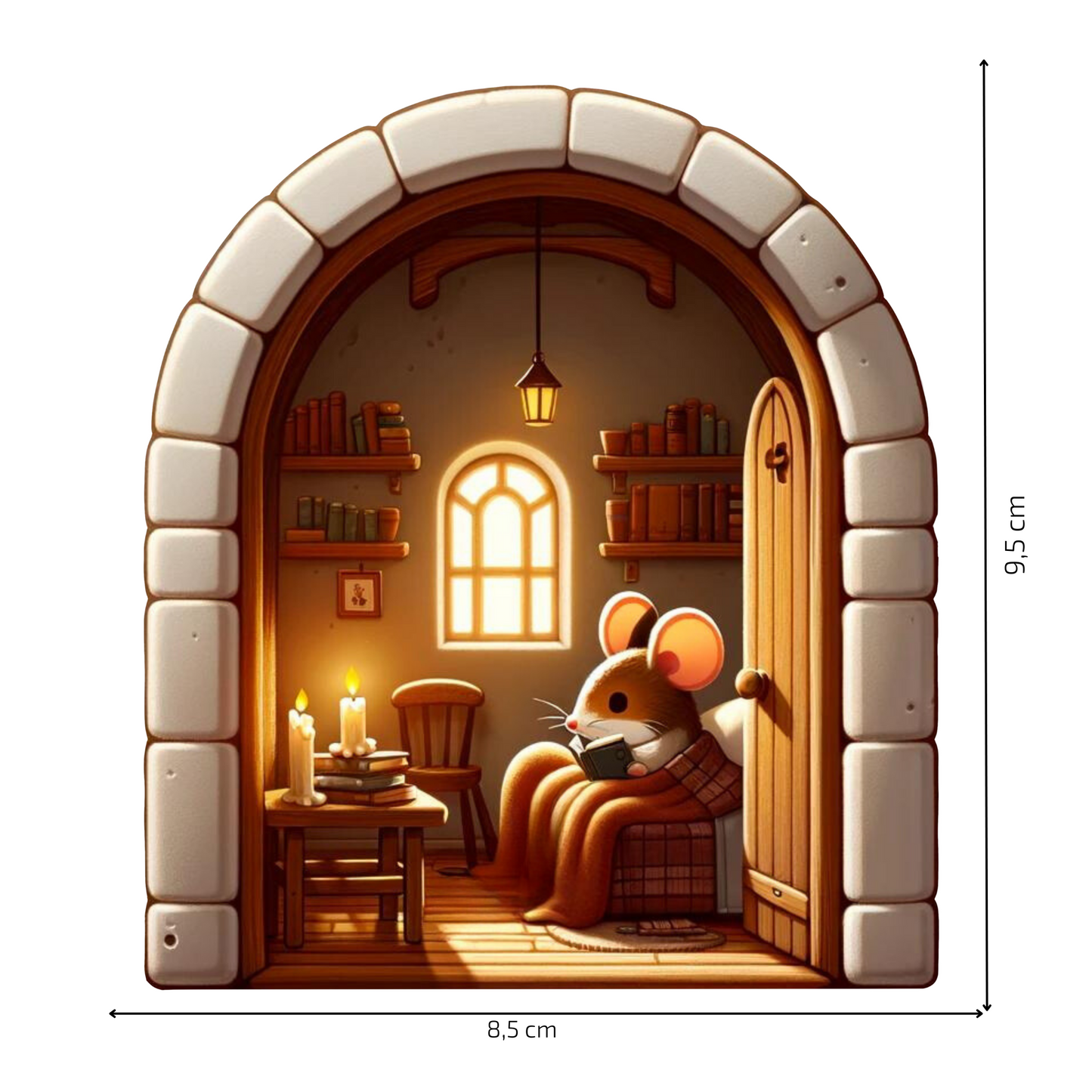 Wall Sticker – “Mouse in the Little House”