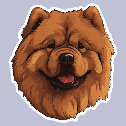 Textile Wall Sticker – “Chow Chow"