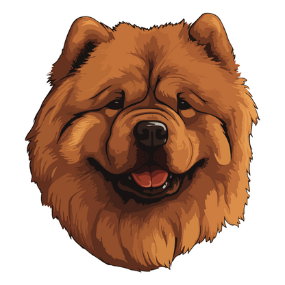 Textile Wall Sticker – “Chow Chow"