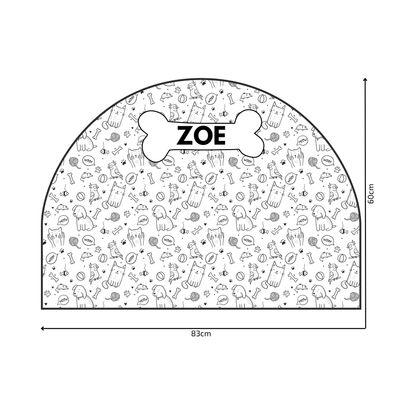 Protective Textile Wall Sticker – Arch – Animals