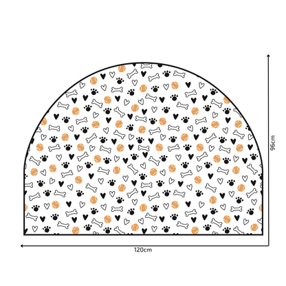 Protective Textile Wall Sticker – Arch – Balls
