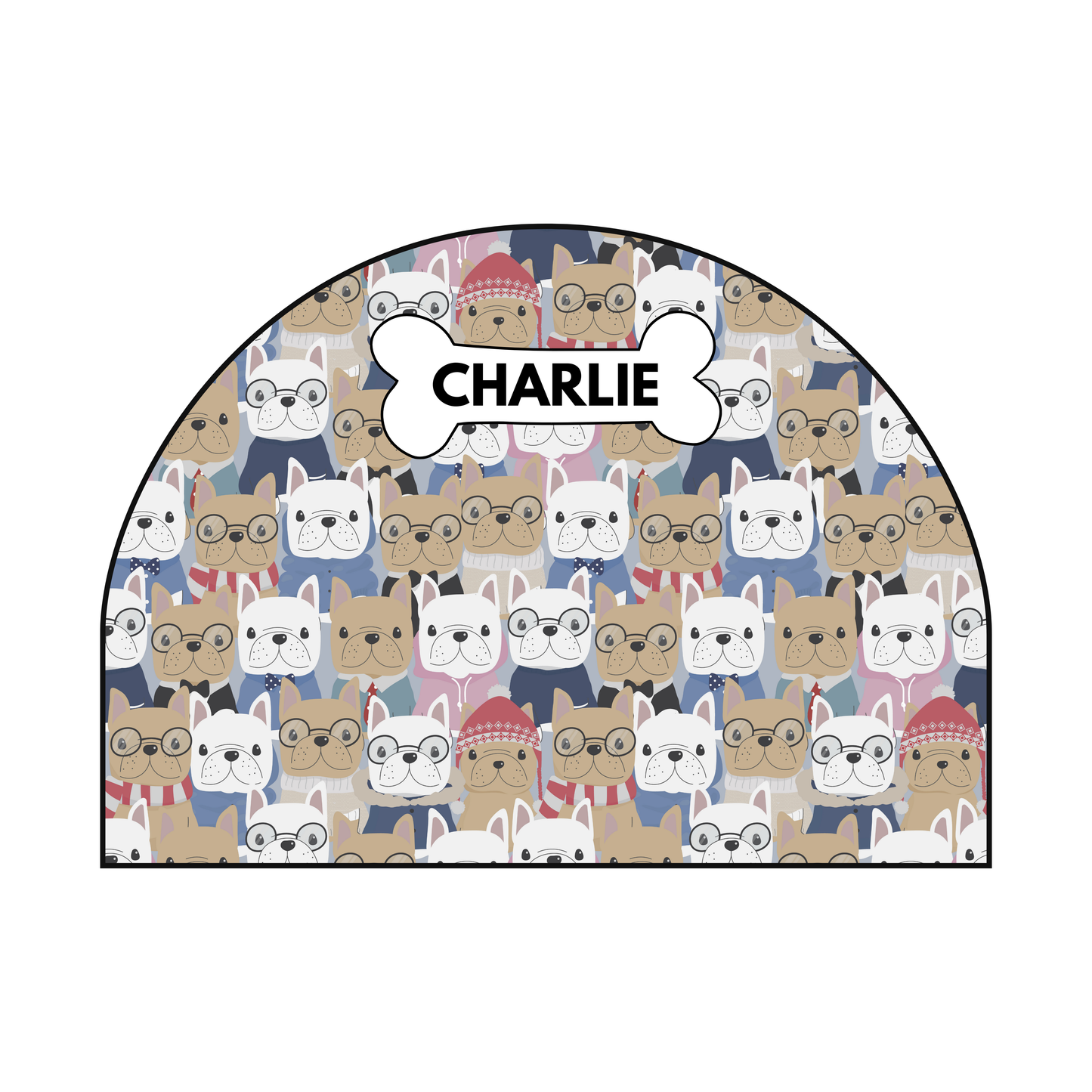 Protective Textile Wall Sticker – Arch – Bulldogs
