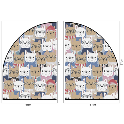 Protective Textile Wall Sticker – Arch – Bulldogs