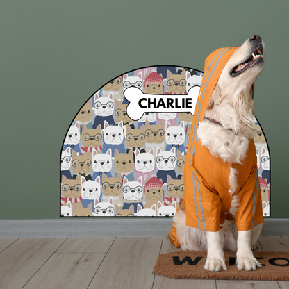Protective Textile Wall Sticker – Arch – Bulldogs