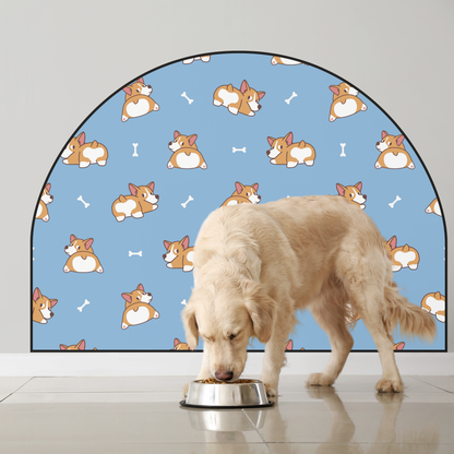 Protective Textile Wall Sticker – Arch – Corgi