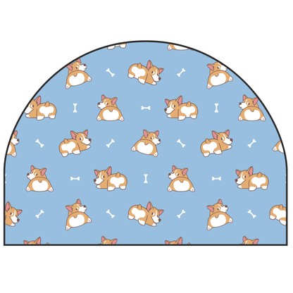 Protective Textile Wall Sticker – Arch – Corgi