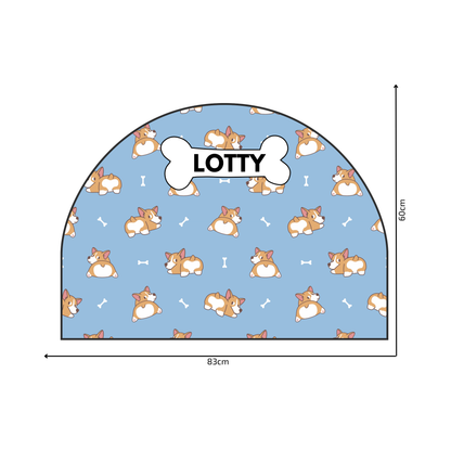 Protective Textile Wall Sticker – Arch – Corgi