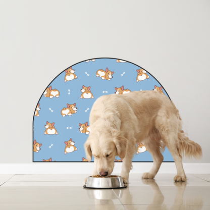 Protective Textile Wall Sticker – Arch – Corgi
