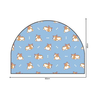 Protective Textile Wall Sticker – Arch – Corgi
