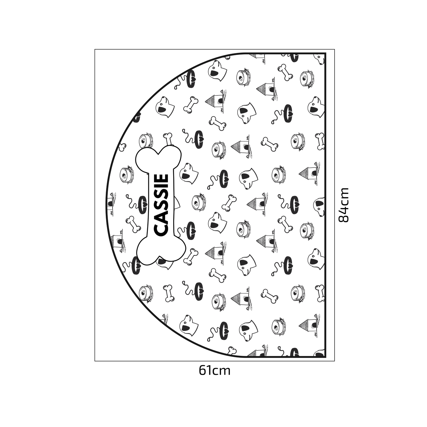 Protective Textile Wall Sticker – Arch – Dog Collars