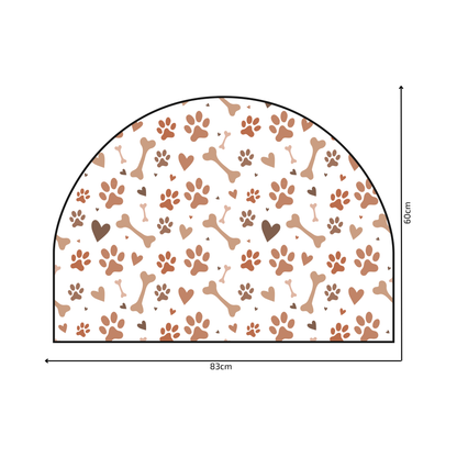 Protective Textile Wall Sticker – Arch – Paws