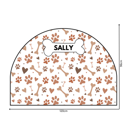 Protective Textile Wall Sticker – Arch – Paws