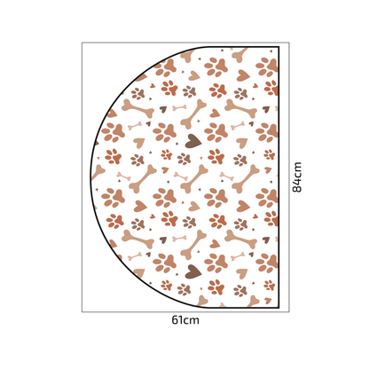 Protective Textile Wall Sticker – Arch – Paws