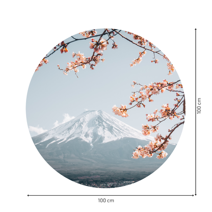 Round Wall Sticker – “Japan"