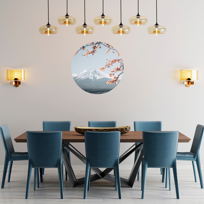 Round Wall Sticker – “Japan"