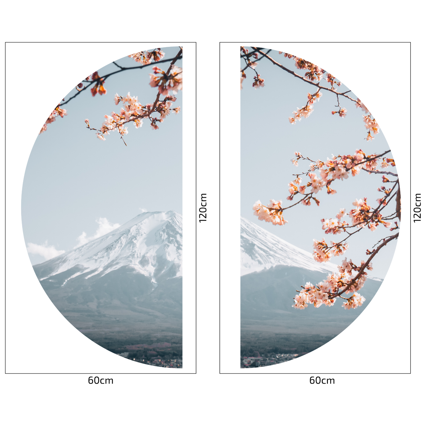 Round Wall Sticker – “Japan"
