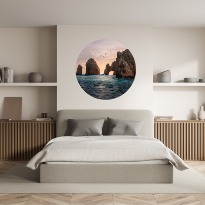 Round Wall Sticker – “Los Cabos"