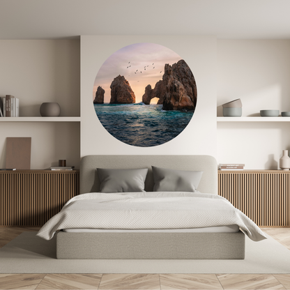 Round Wall Sticker – “Los Cabos"