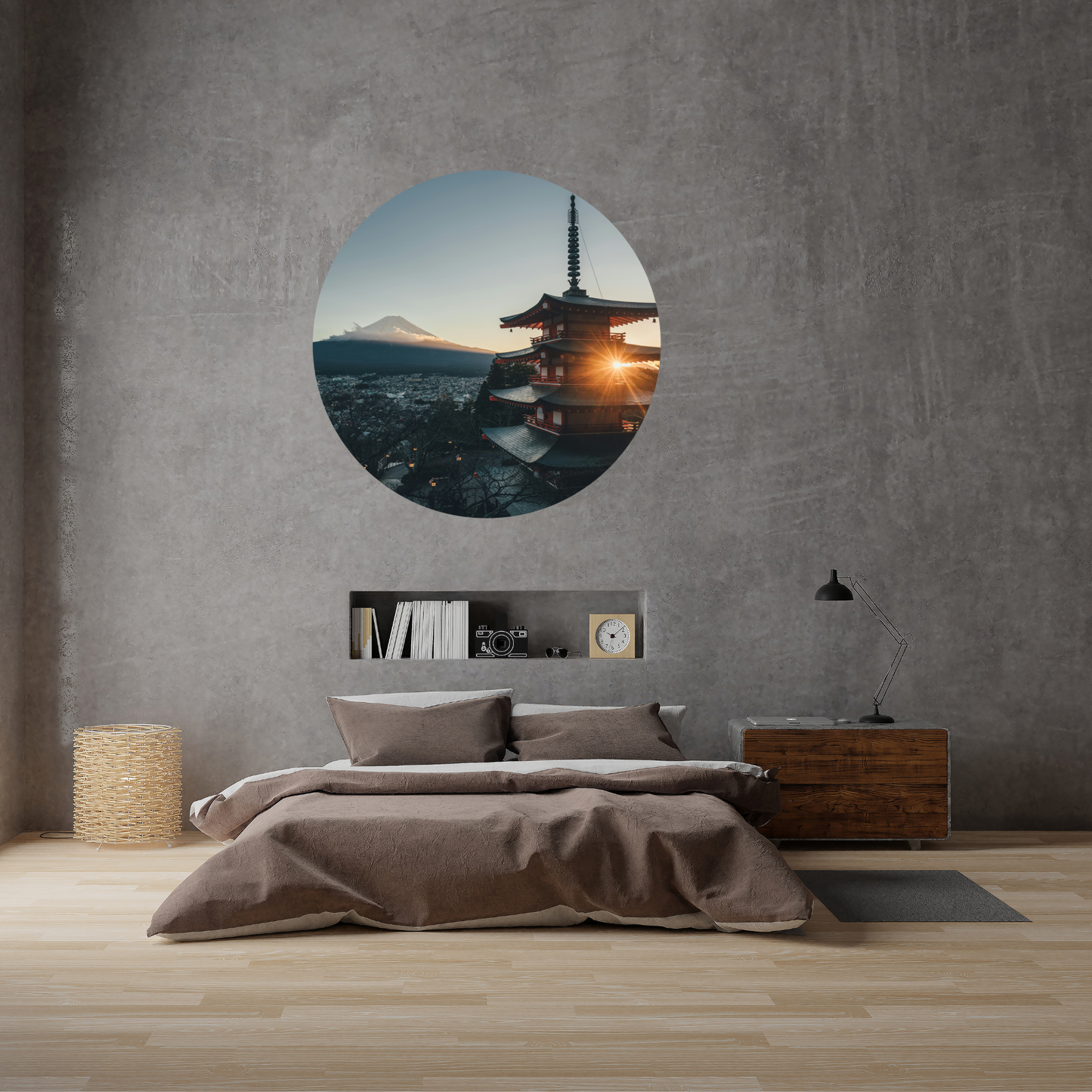 Round Wall Sticker – “Japan 2"