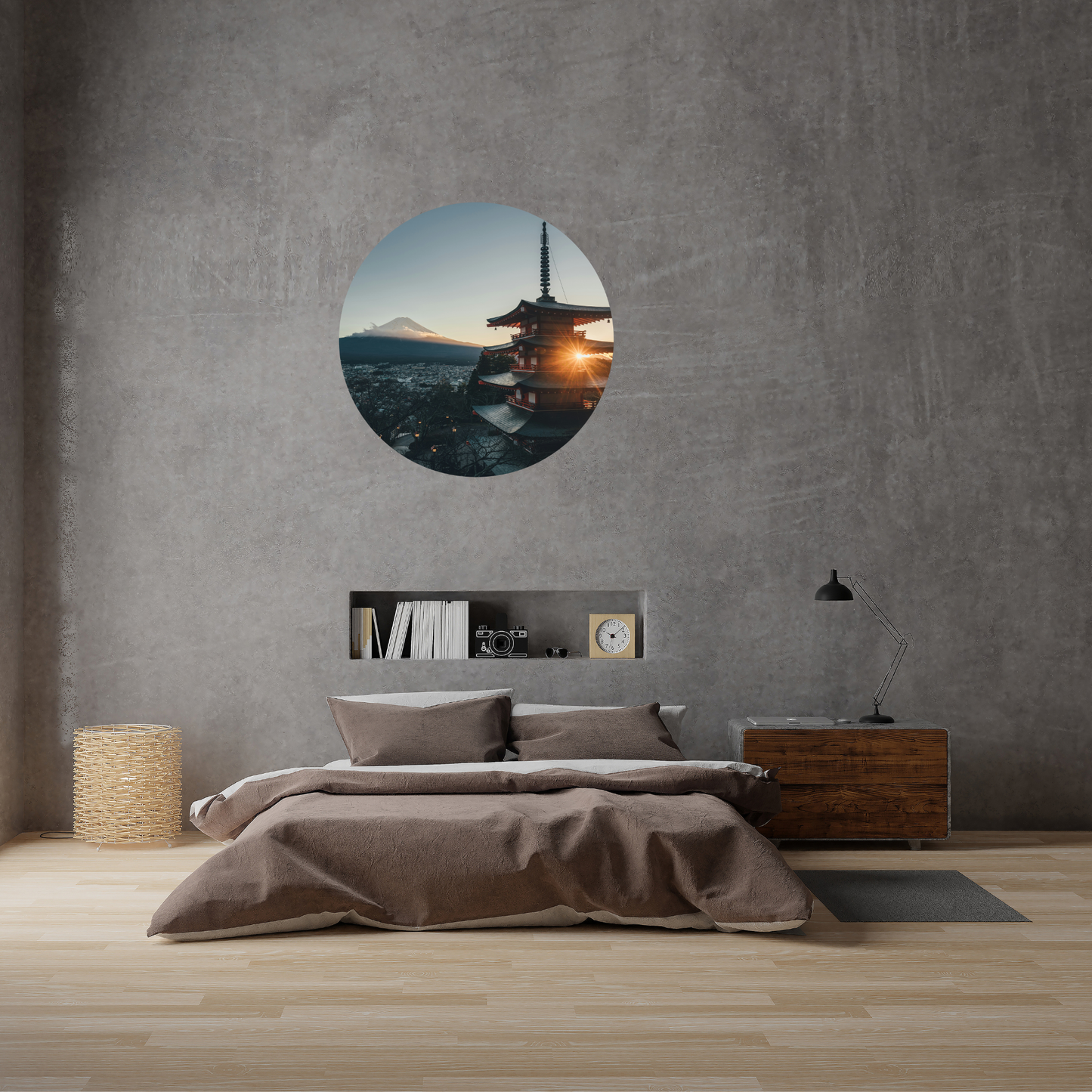 Round Wall Sticker – “Japan 2"
