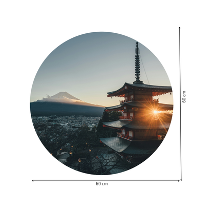 Round Wall Sticker – “Japan 2"