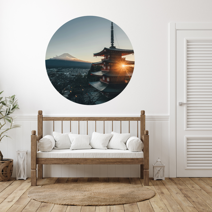 Round Wall Sticker – “Japan 2"
