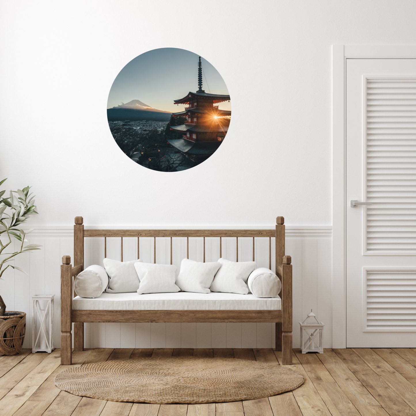 Round Wall Sticker – “Japan 2"