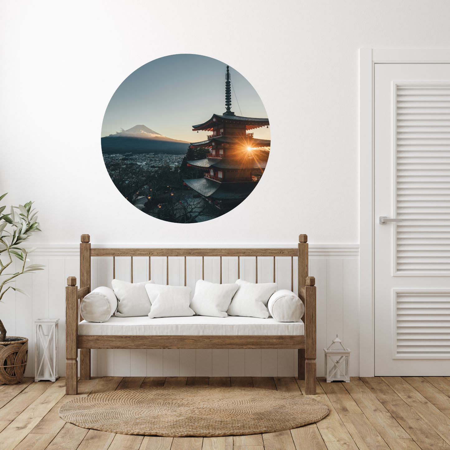 Round Wall Sticker – “Japan 2"
