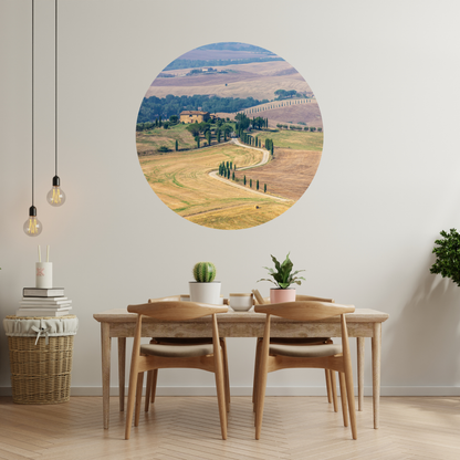 Round Wall Sticker – “Tuscany"