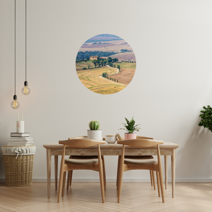 Round Wall Sticker – “Tuscany"
