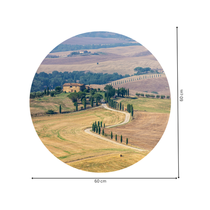 Round Wall Sticker – “Tuscany"