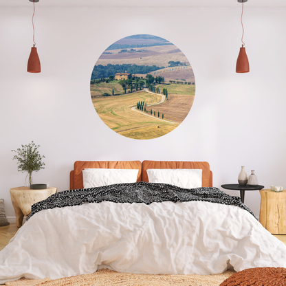 Round Wall Sticker – “Tuscany"