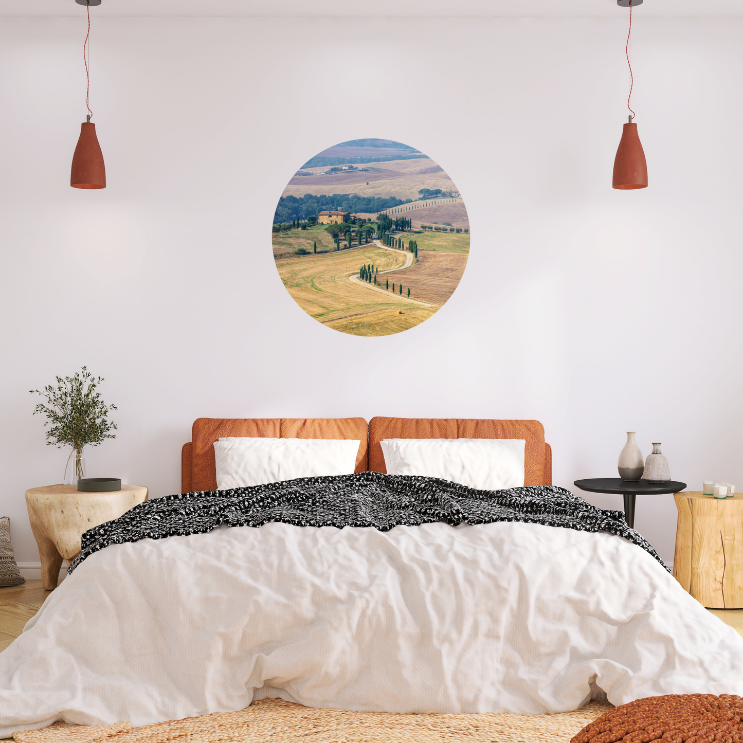 Round Wall Sticker – “Tuscany"